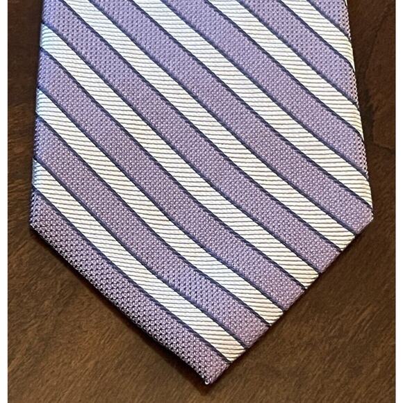 Enro Purple Blue Hand Made 100% Silk Men’s Neck Tie Made In China - Picture 1 of 9